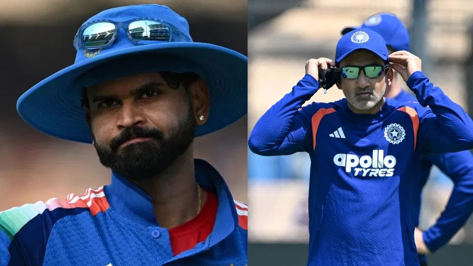 Shreyas Iyer and Gautam Gambhir [Source: AFP]